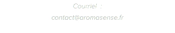 Courriel : contact@aromasense.fr